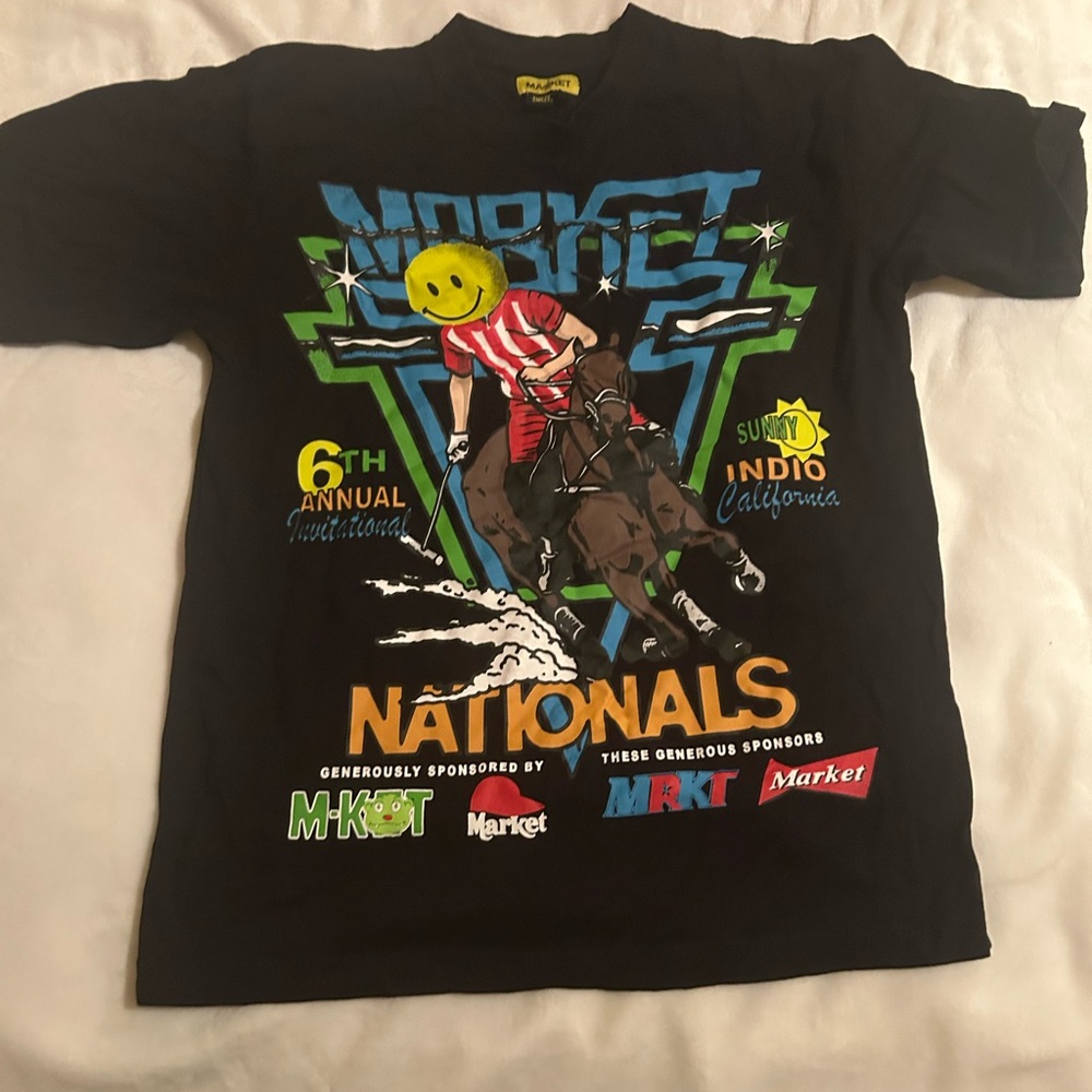 Market brand Black Graphic T-Shirt